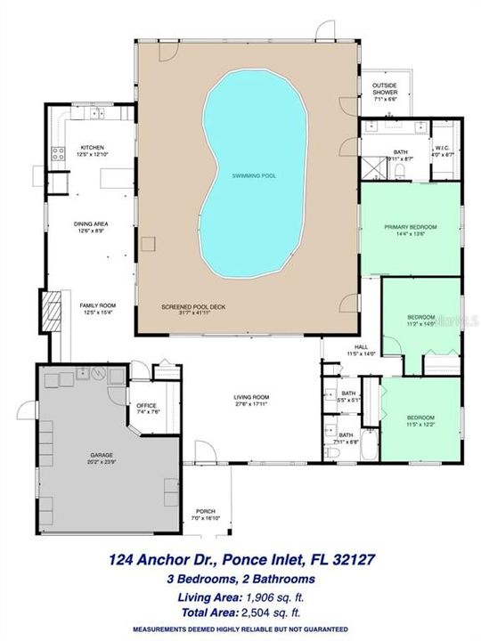 На продажу: $1,049,000 (3 спален, 2 ванн, 1906 Квадратных фут)