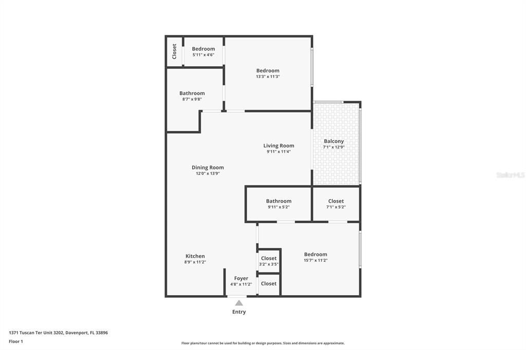 Active With Contract: $174,999 (2 beds, 2 baths, 1134 Square Feet)