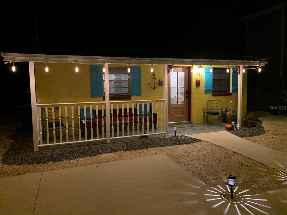 Front night view