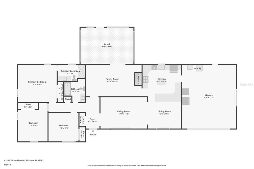 For Sale: $424,000 (3 beds, 2 baths, 2022 Square Feet)