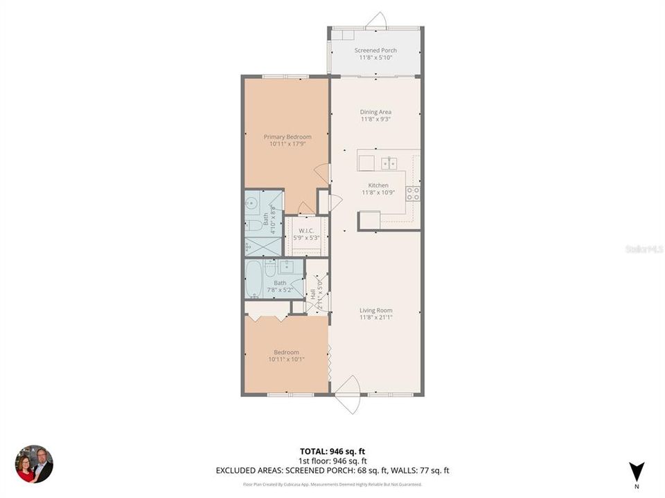 En Venta: $99,900 (2 camas, 2 baños, 1050 Pies cuadrados)