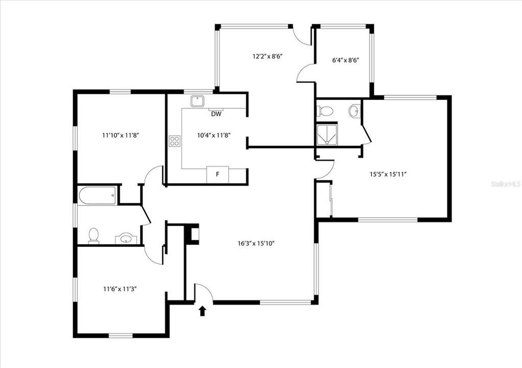 Active With Contract: $360,200 (3 beds, 2 baths, 1401 Square Feet)