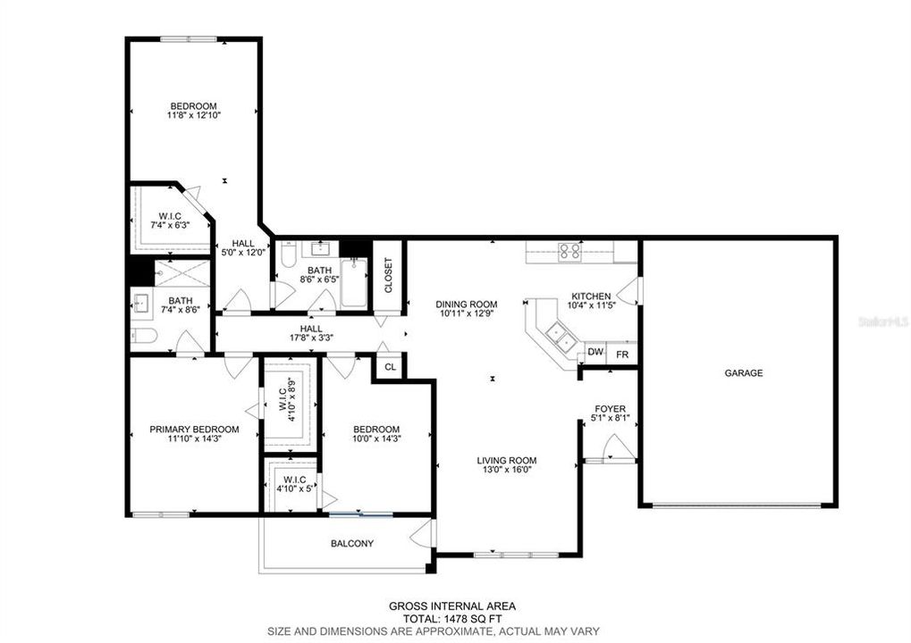 For Sale: $509,000 (3 beds, 2 baths, 1410 Square Feet)