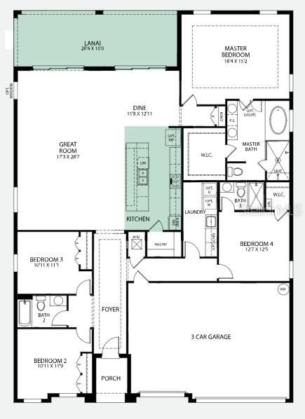 Под контрактом: $499,990 (4 спален, 3 ванн, 2677 Квадратных фут)