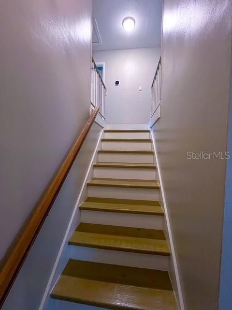 Stairs to second floor