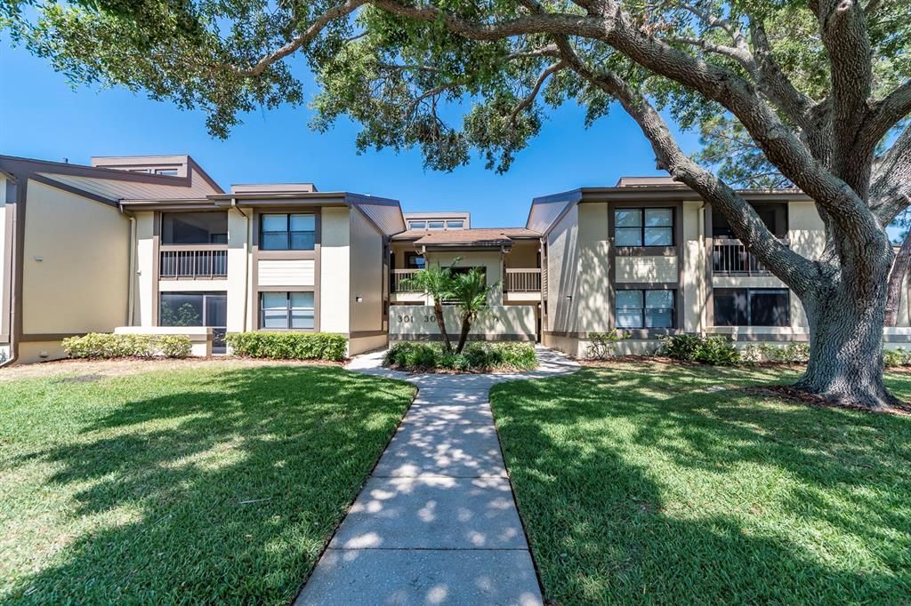 FRONT OF THE BUILDING