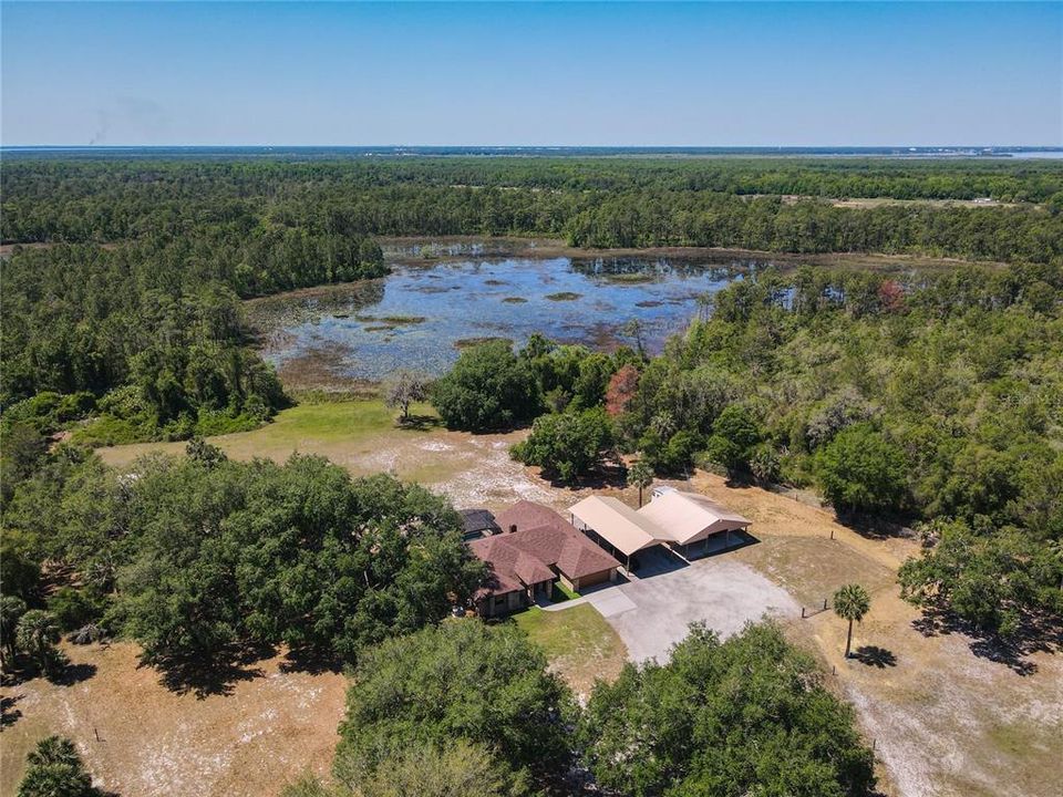 10 acres lakefront