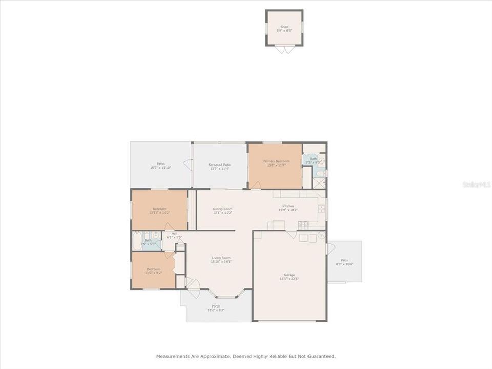 For Sale: $435,000 (3 beds, 2 baths, 1358 Square Feet)