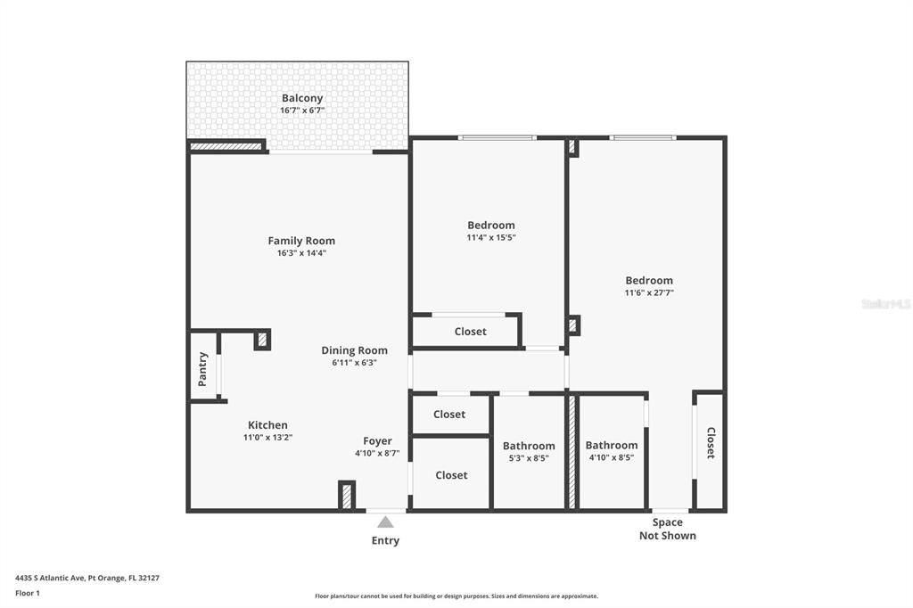 待售: $375,000 (2 贝兹, 2 浴室, 1227 平方英尺)