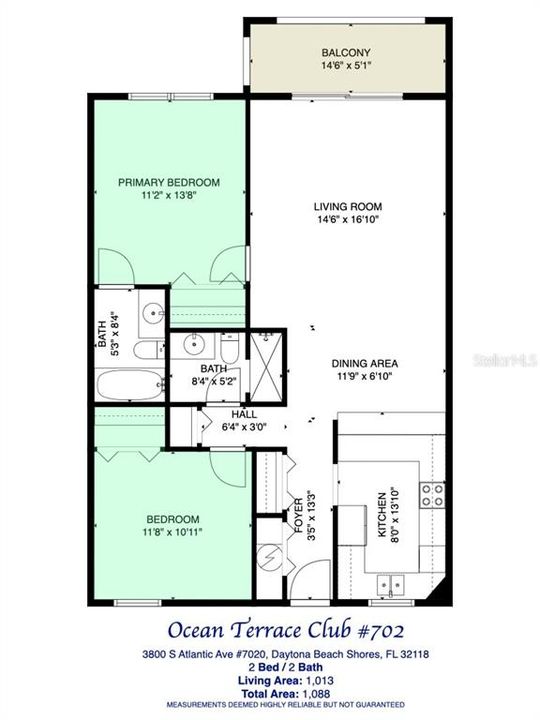 For Sale: $349,900 (2 beds, 2 baths, 1013 Square Feet)