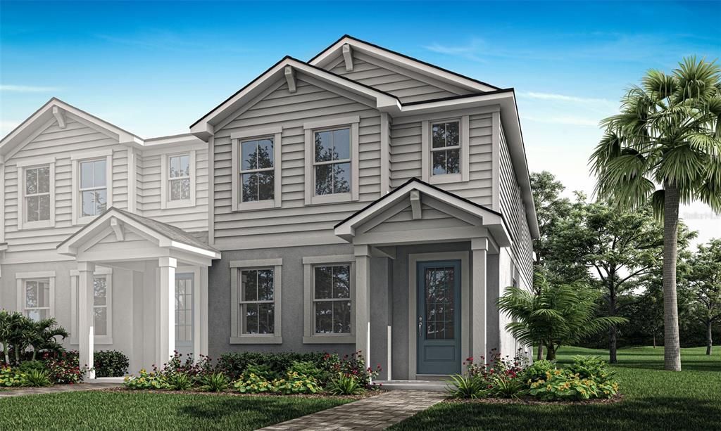 Architect's Rendering - Elevation Low Country