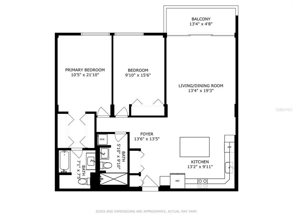 For Sale: $479,000 (2 beds, 2 baths, 1240 Square Feet)