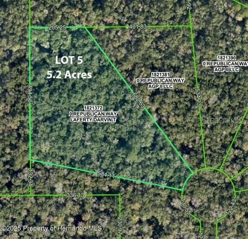 待售: $235,000 (5.20 acres)