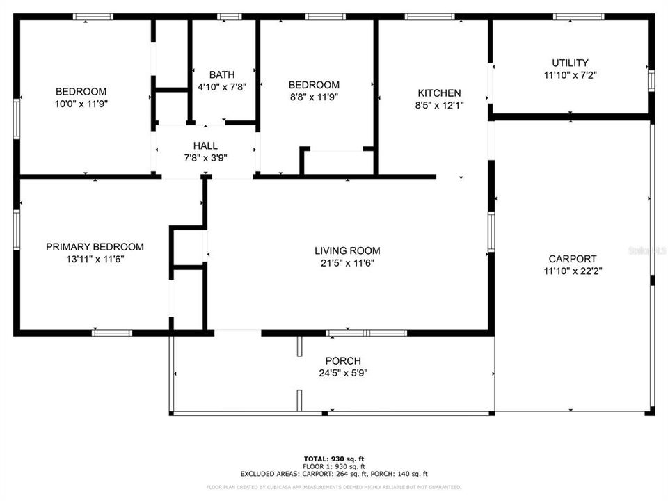 На продажу: $270,000 (3 спален, 1 ванн, 1004 Квадратных фут)