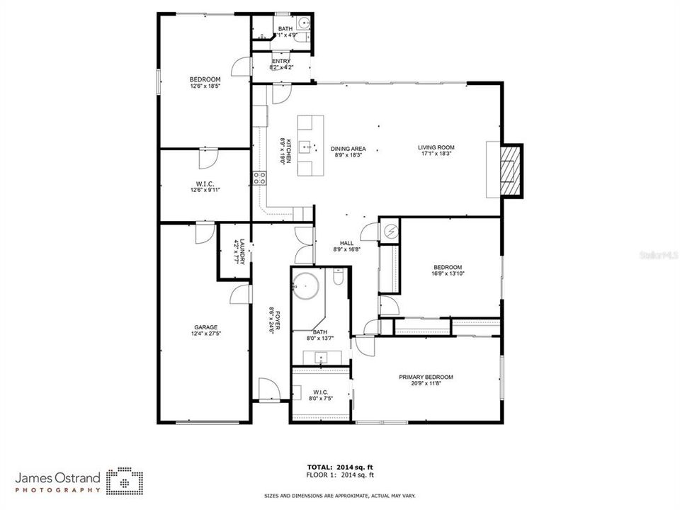 For Sale: $1,250,000 (3 beds, 2 baths, 2014 Square Feet)