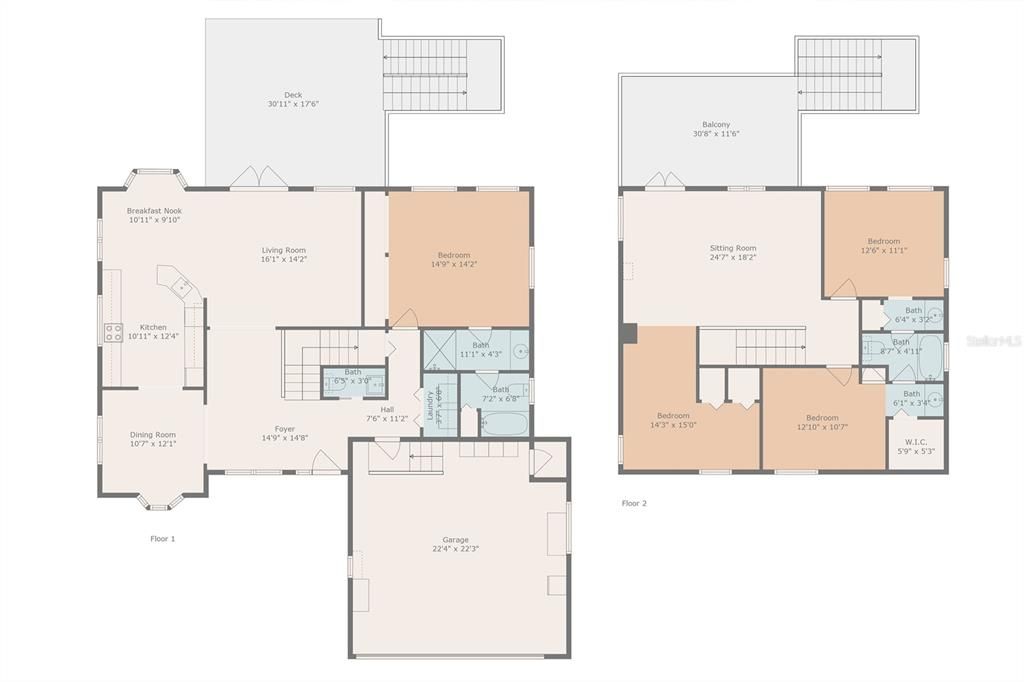 For Sale: $799,000 (3 beds, 2 baths, 2388 Square Feet)