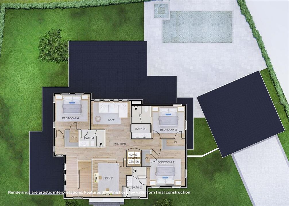 Activo con contrato: $2,590,000 (4 camas, 4 baños, 3138 Pies cuadrados)