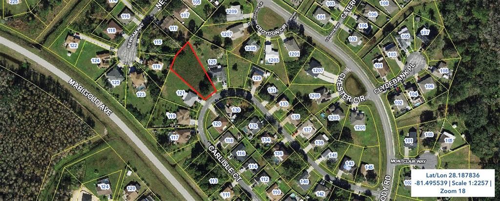 Active With Contract: $49,950 (0.43 acres)