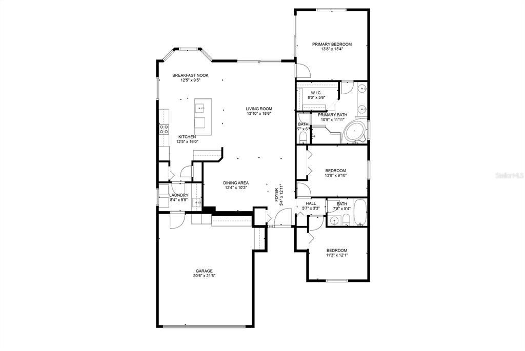 Active With Contract: $585,000 (3 beds, 2 baths, 1635 Square Feet)