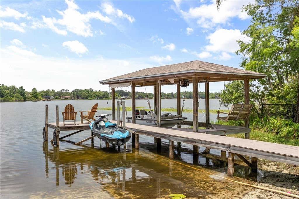 DOCK ON LAKE JESSAMINE