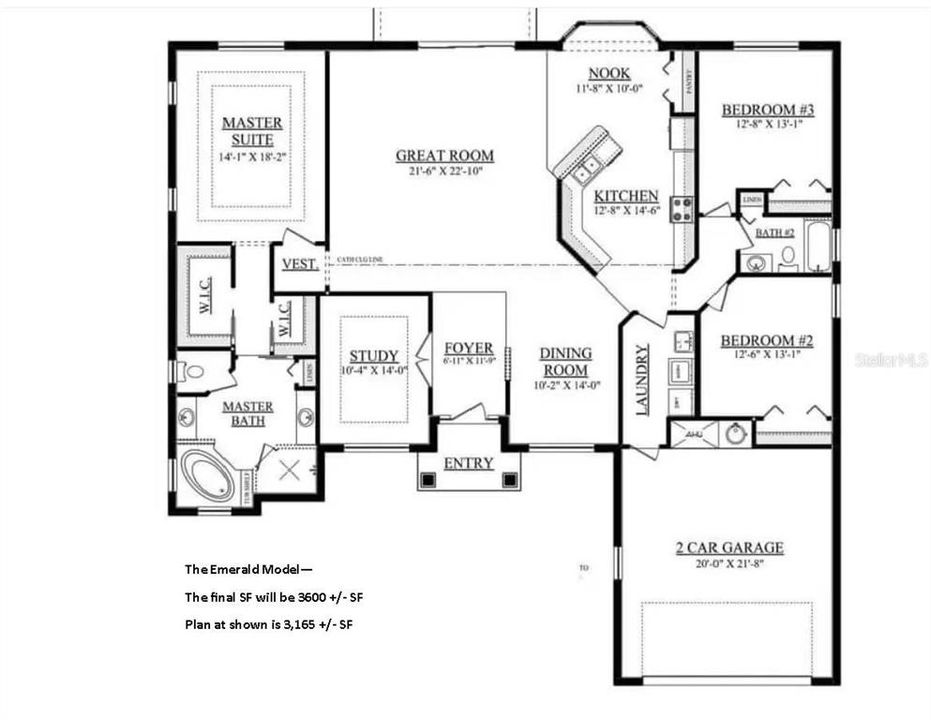 На продажу: $2,499,995 (3 спален, 3 ванн, 3050 Квадратных фут)