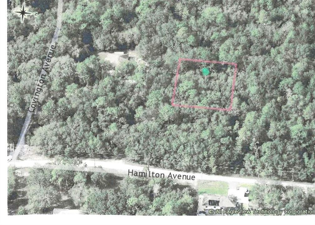 Aerial showing precise location.