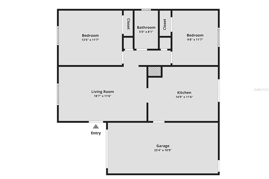 Под контрактом: $179,000 (2 спален, 1 ванн, 816 Квадратных фут)