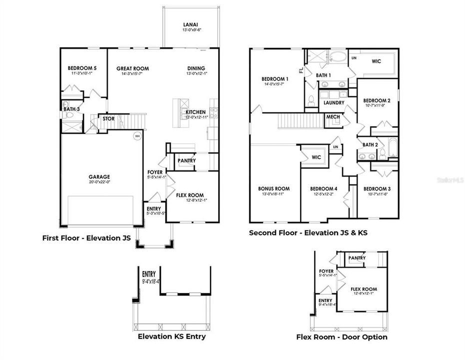 For Sale: $417,990 (5 beds, 3 baths, 2836 Square Feet)