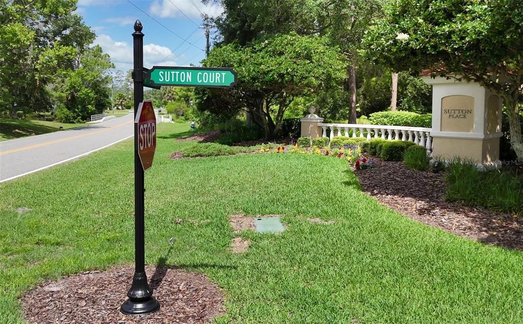 Entrance to subdivision