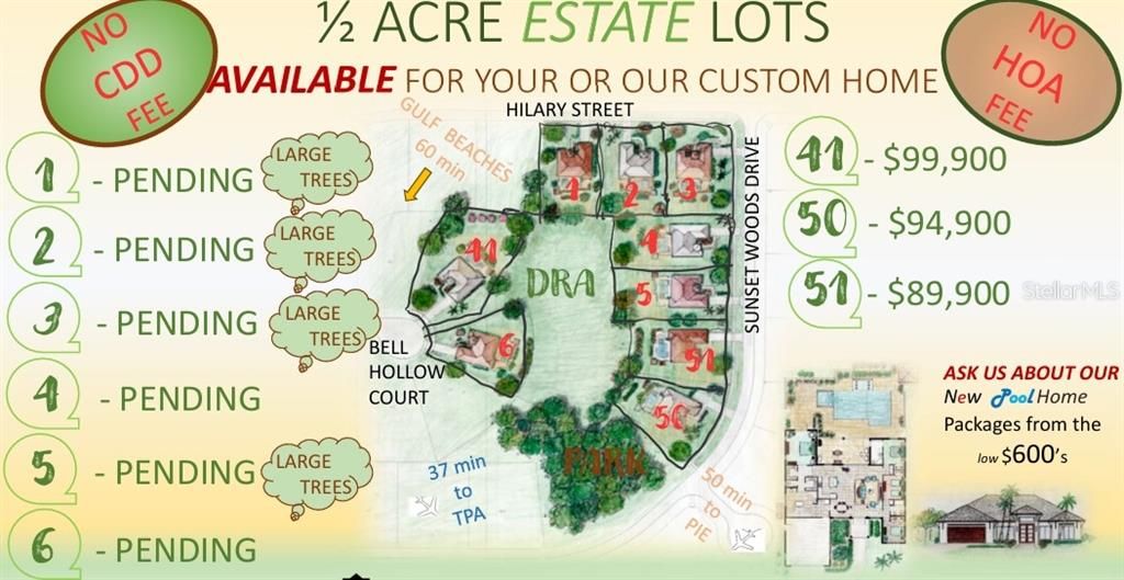 На продажу: $135,000 (0.50 acres)