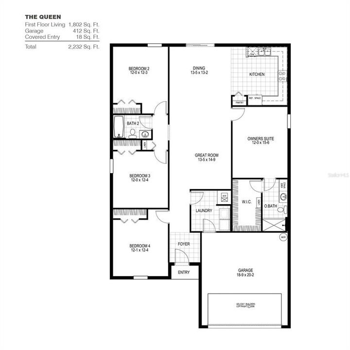 Active With Contract: $333,990 (4 beds, 2 baths, 1802 Square Feet)