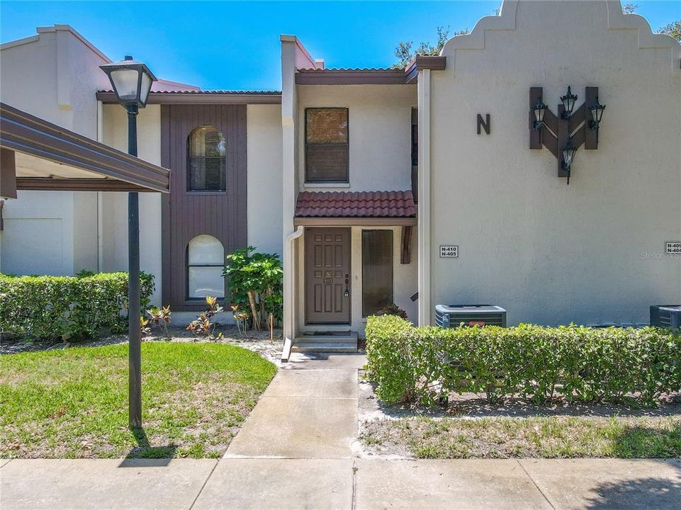 1st floor, 2 bedroom, 2 bath with in unit laundry.