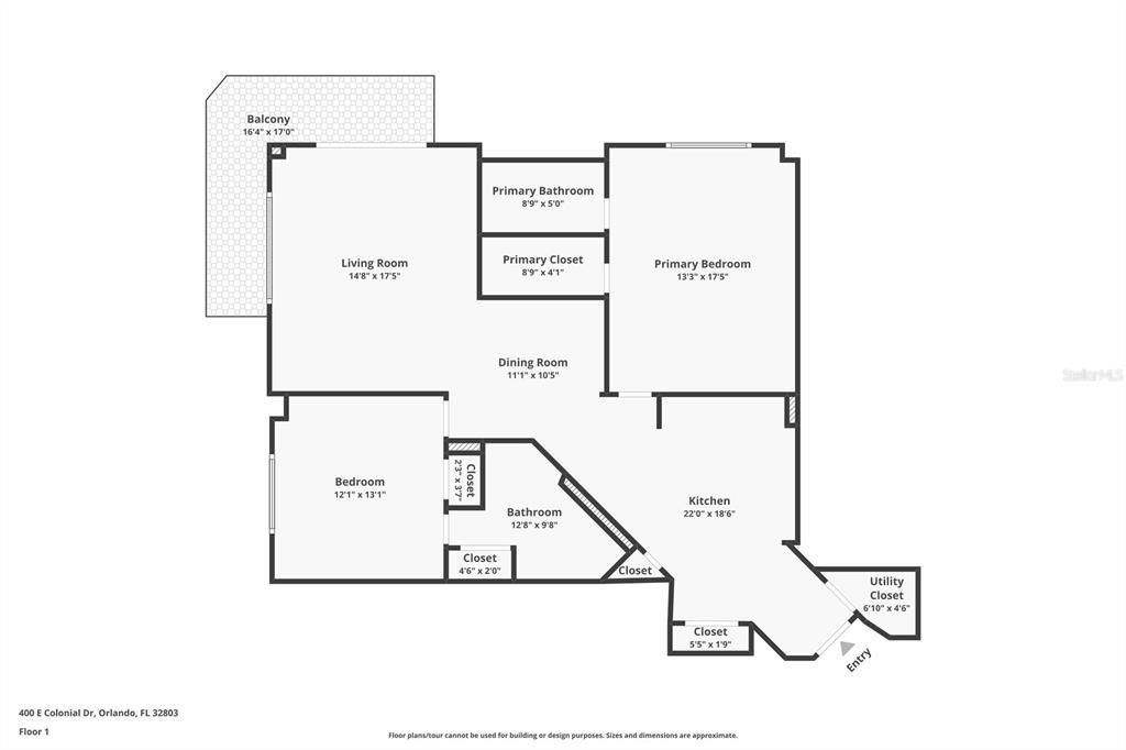 For Sale: $341,500 (2 beds, 2 baths, 1189 Square Feet)
