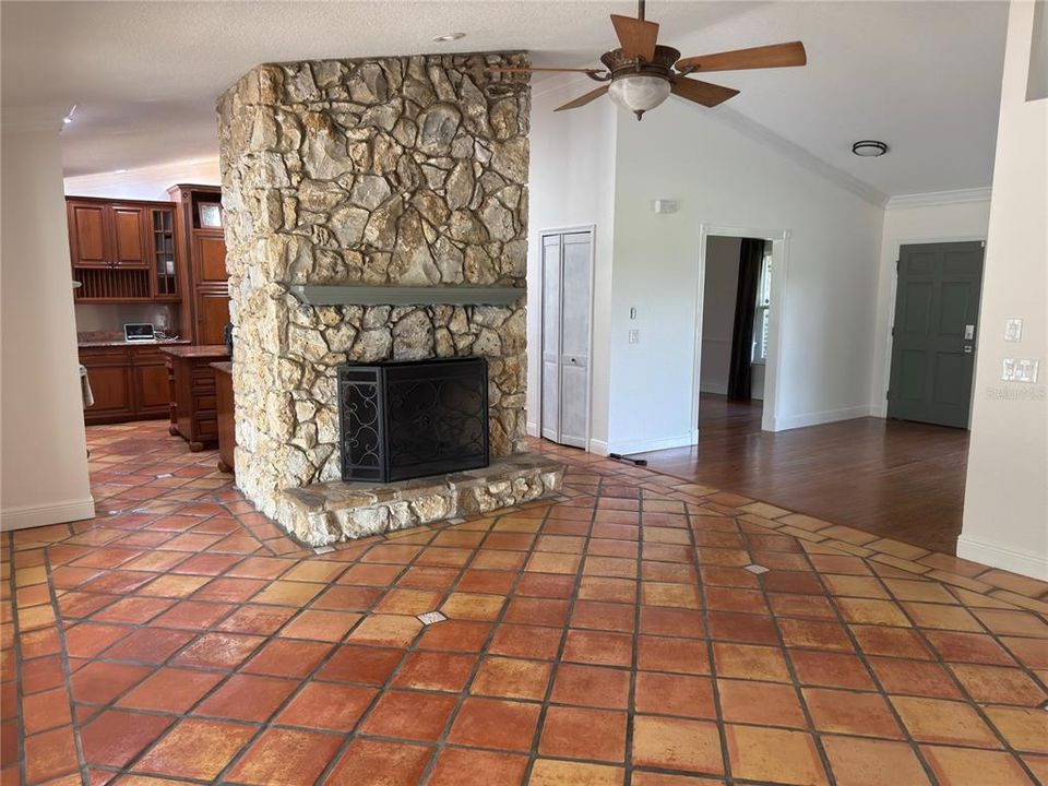 FAMILY ROOM FIREPLACE