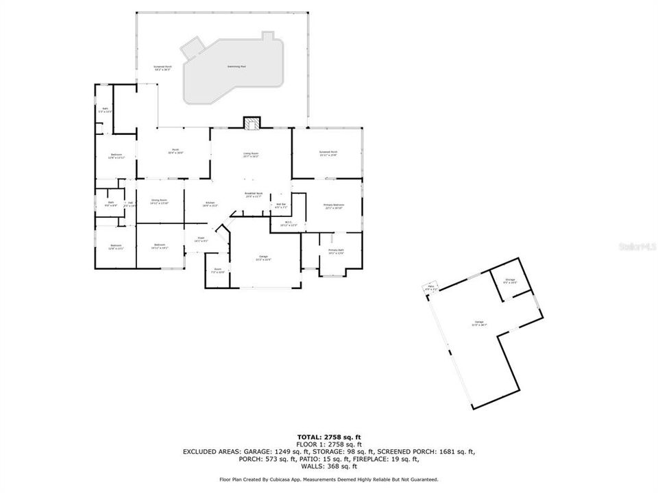 На продажу: $950,000 (4 спален, 3 ванн, 2844 Квадратных фут)