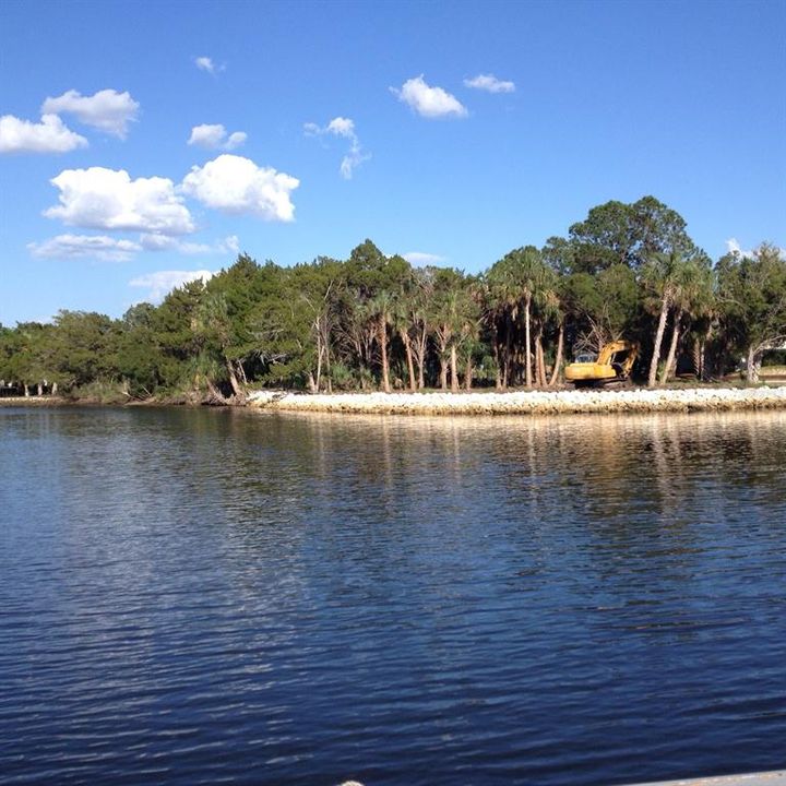 LOOKING EAST TO WATER FRONTAGE