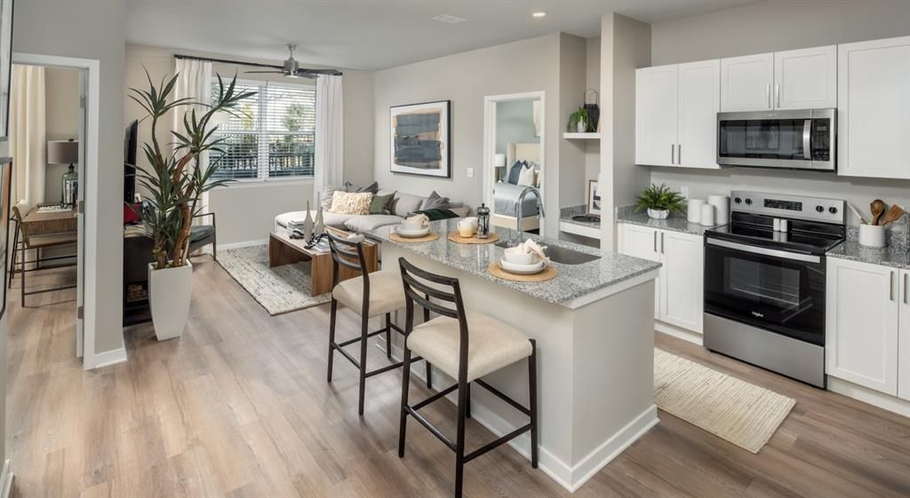 For Rent: $1,493 (1 beds, 1 baths, 697 Square Feet)