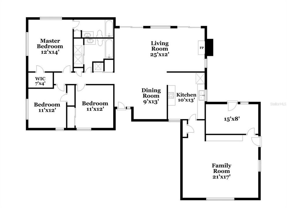 待售: $369,000 (3 贝兹, 2 浴室, 1926 平方英尺)