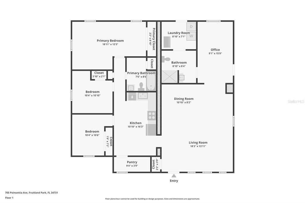 Active With Contract: $225,000 (3 beds, 2 baths, 1576 Square Feet)