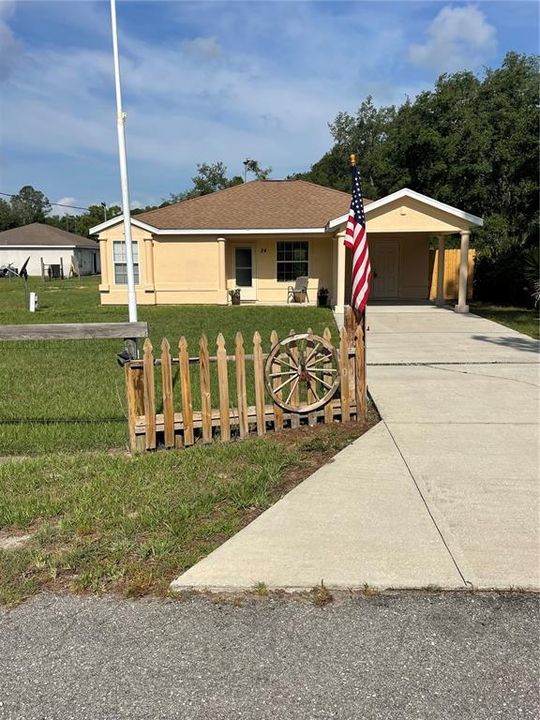 Front of home