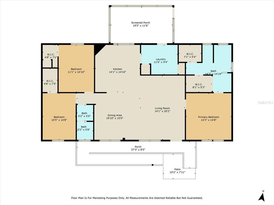 待售: $357,000 (3 贝兹, 2 浴室, 1800 平方英尺)