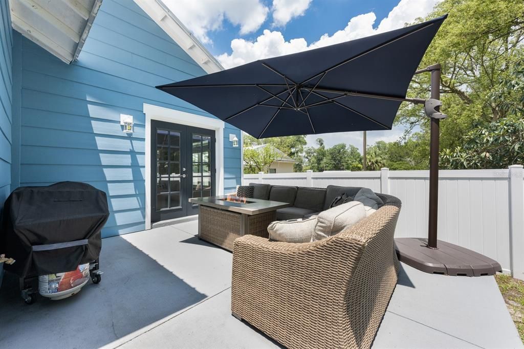 Step through the French Doors to the Back patio, enhancing your indoor-outdoor lifestyle.