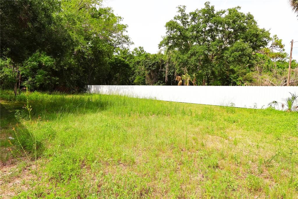 Front left side of property