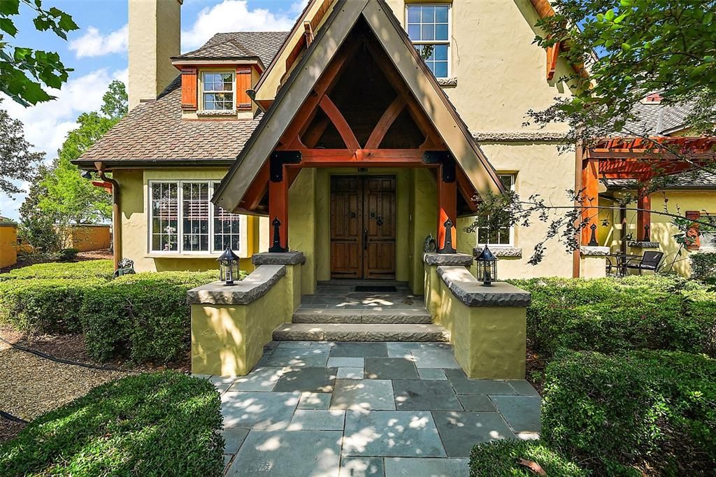 This fabulous tudor revival architecture demonstrates unique quality craftmanship throughout.