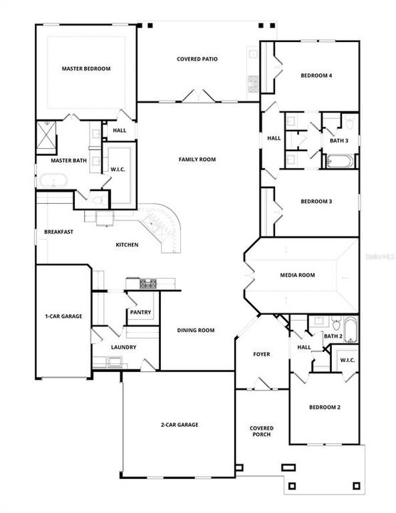 Active With Contract: $867,900 (4 beds, 3 baths, 3389 Square Feet)