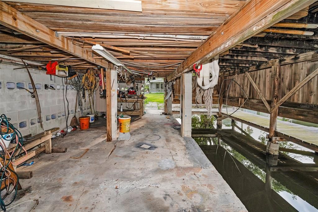 Boathouse Interior