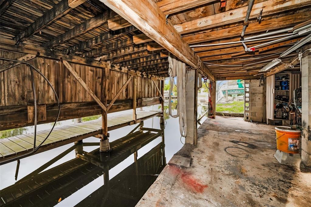 Boathouse Interior