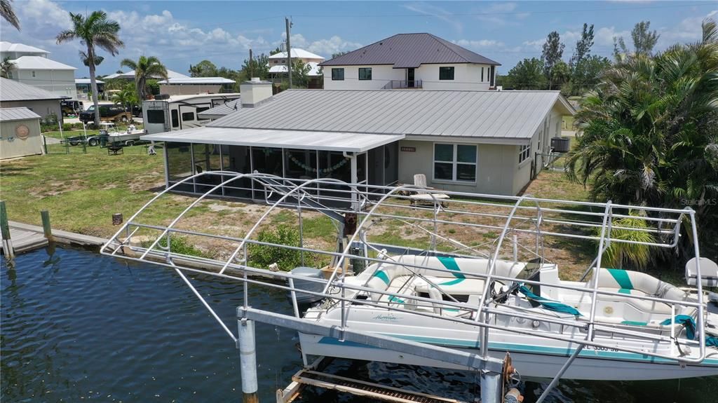 Boat ,Lift and Cover Frame
