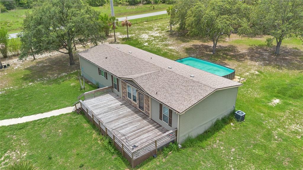 Deck house pool