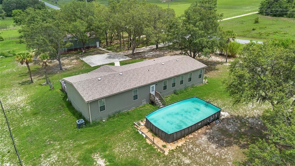 16 foot wide 30 foot long and 52 inches deep 2024 Funsicle pool